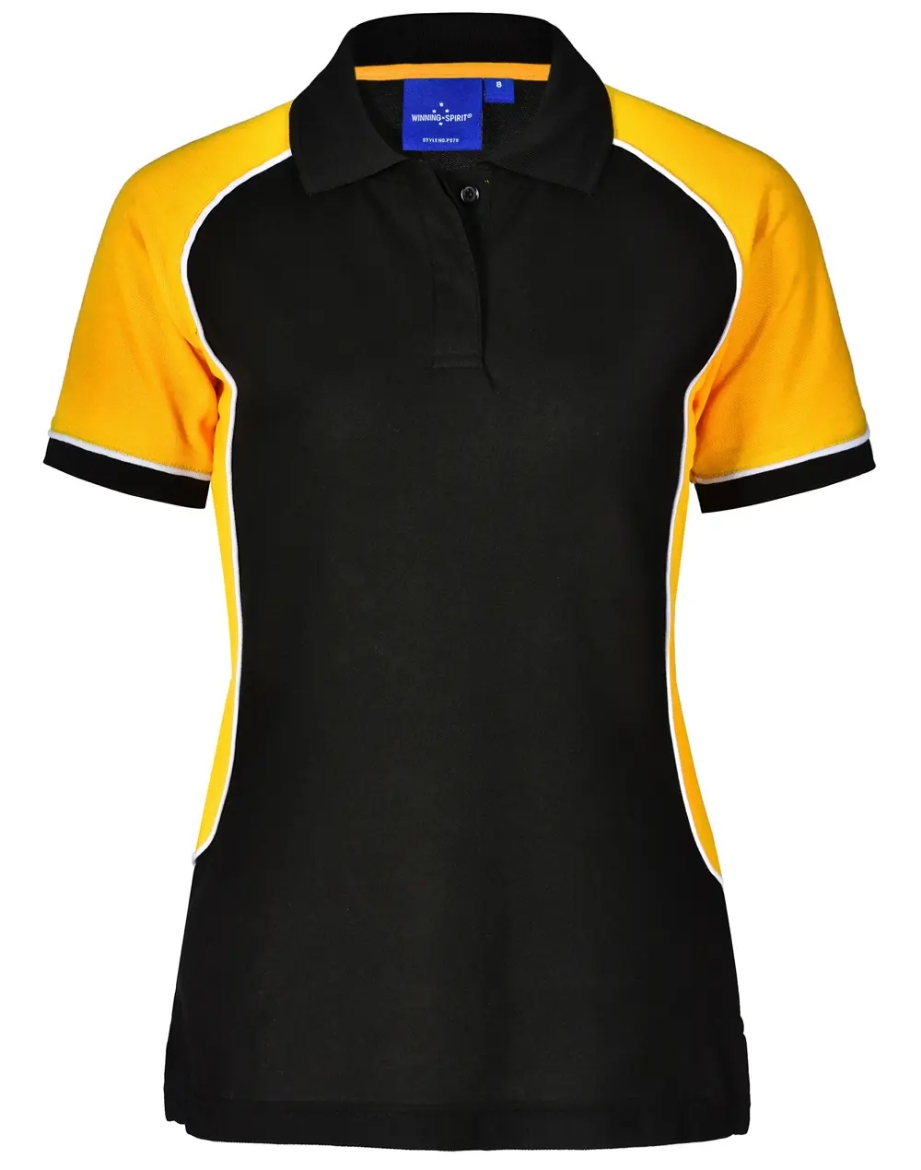 Picture of Winning Spirit, Ladies TrueDry Tri-colour S/S Pique Polo